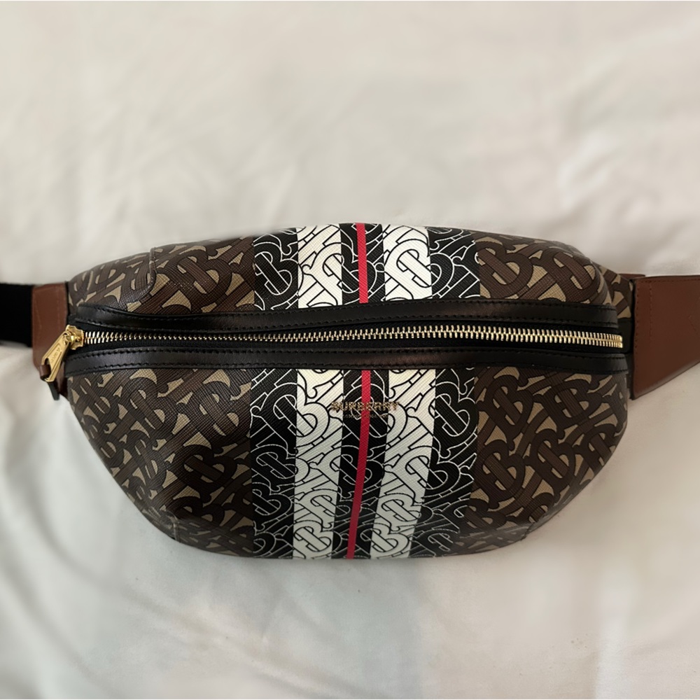 Authentic Burberry TB Monogram Belt bag